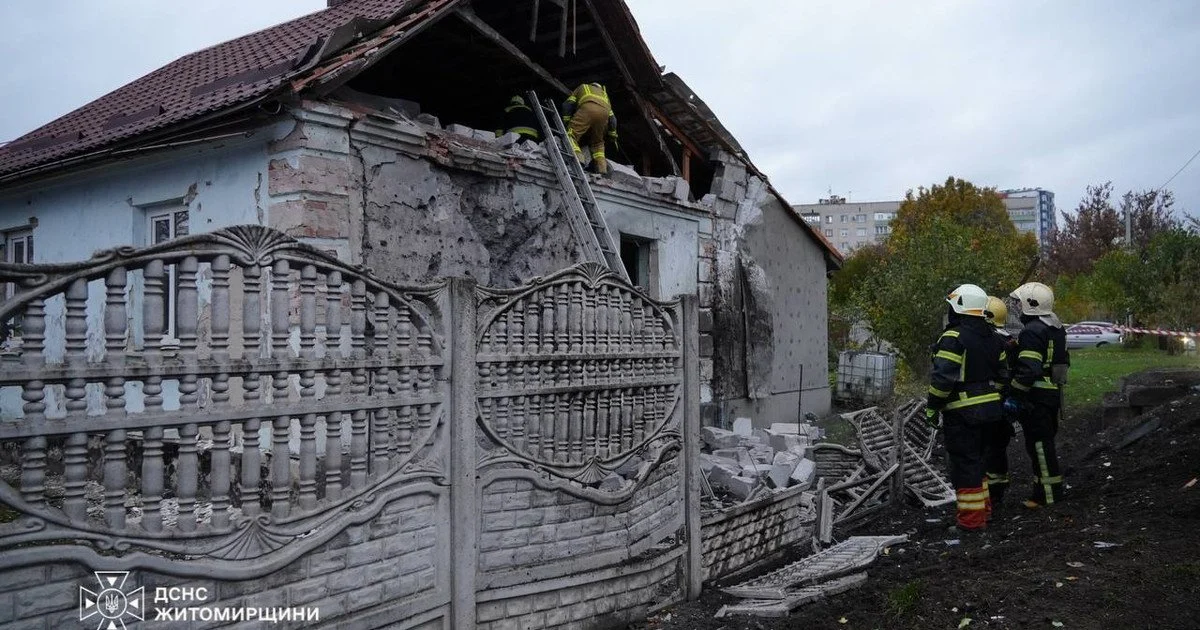 Наслідки удару по Житомиру