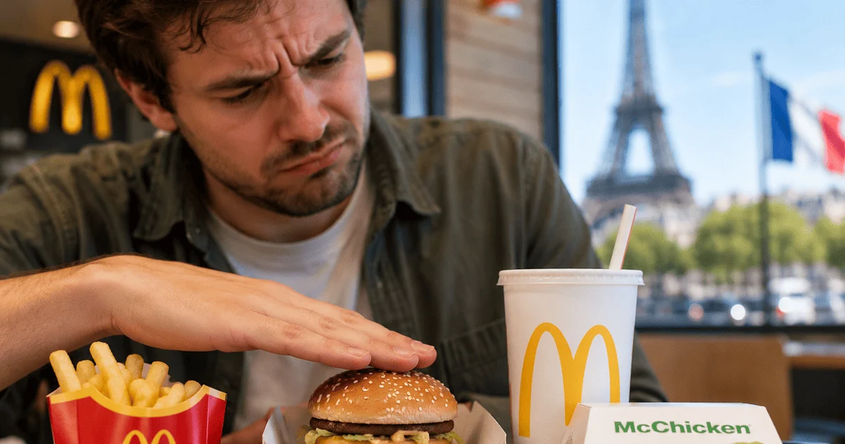 Порції у французькому McDonald’s менші за американські