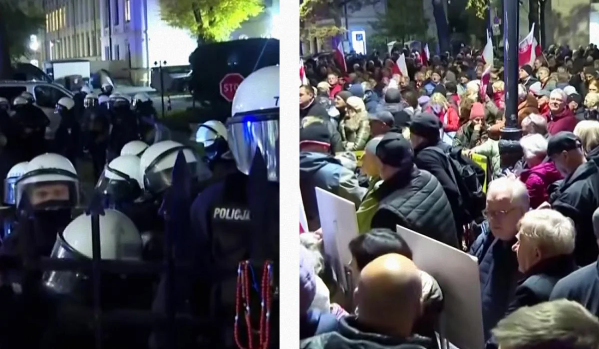 В Польщі відсторонили голову Конституційного трибуналу, перед будівлею мітинг