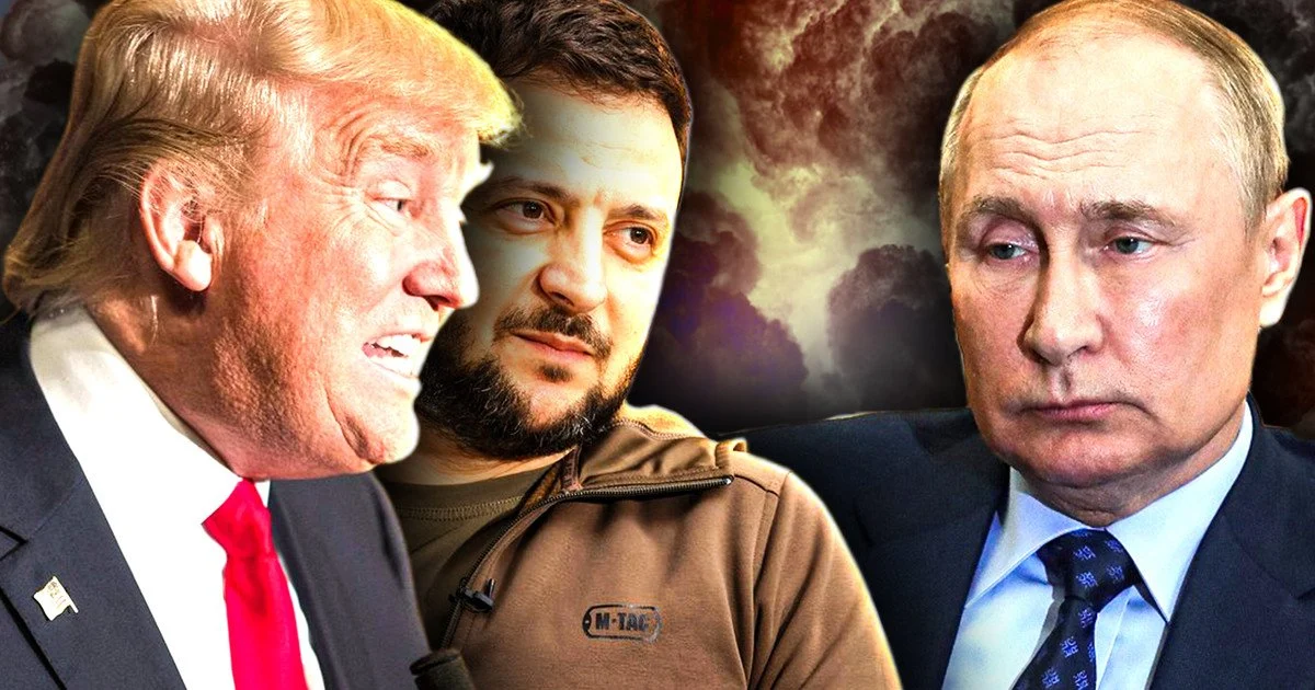 Дональд Трамп, Володимир Зеленський та Путін