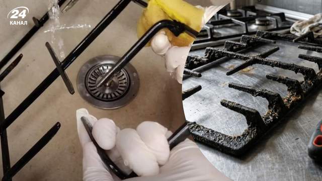 Жир і нагар зникнуть: як очистити решітку газової плити одним засобом із кухні