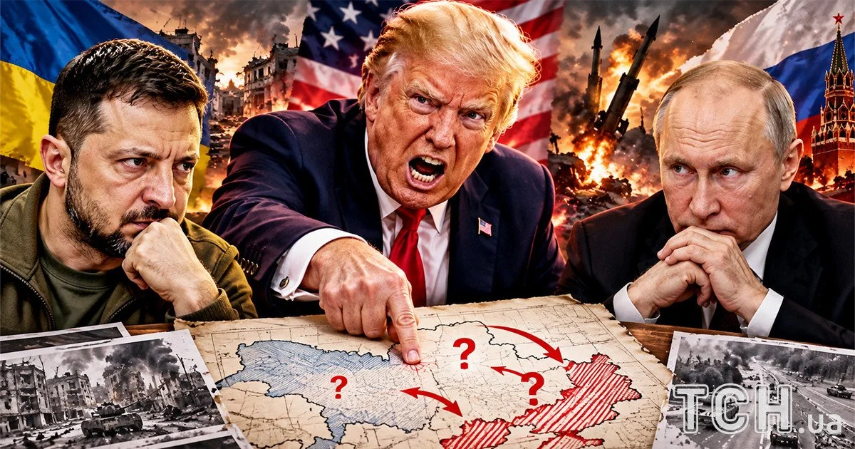 Володимир Зеленський, Дональд Трамп, Володимир Путін