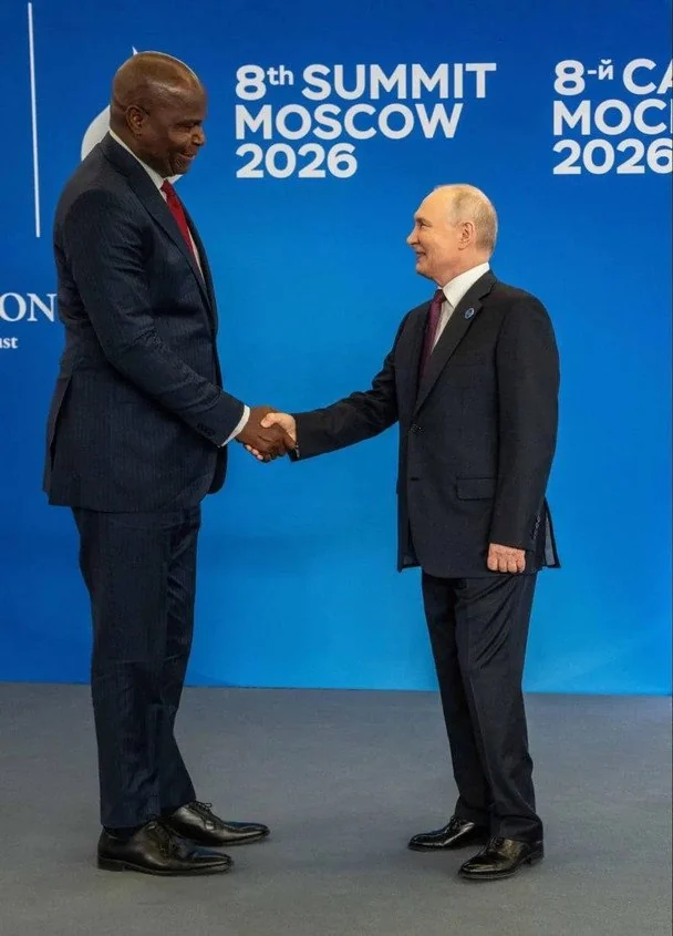 Путін і президент Мозамбіку / © соцмережі