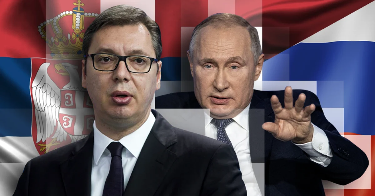 Александр Вучич та Путін